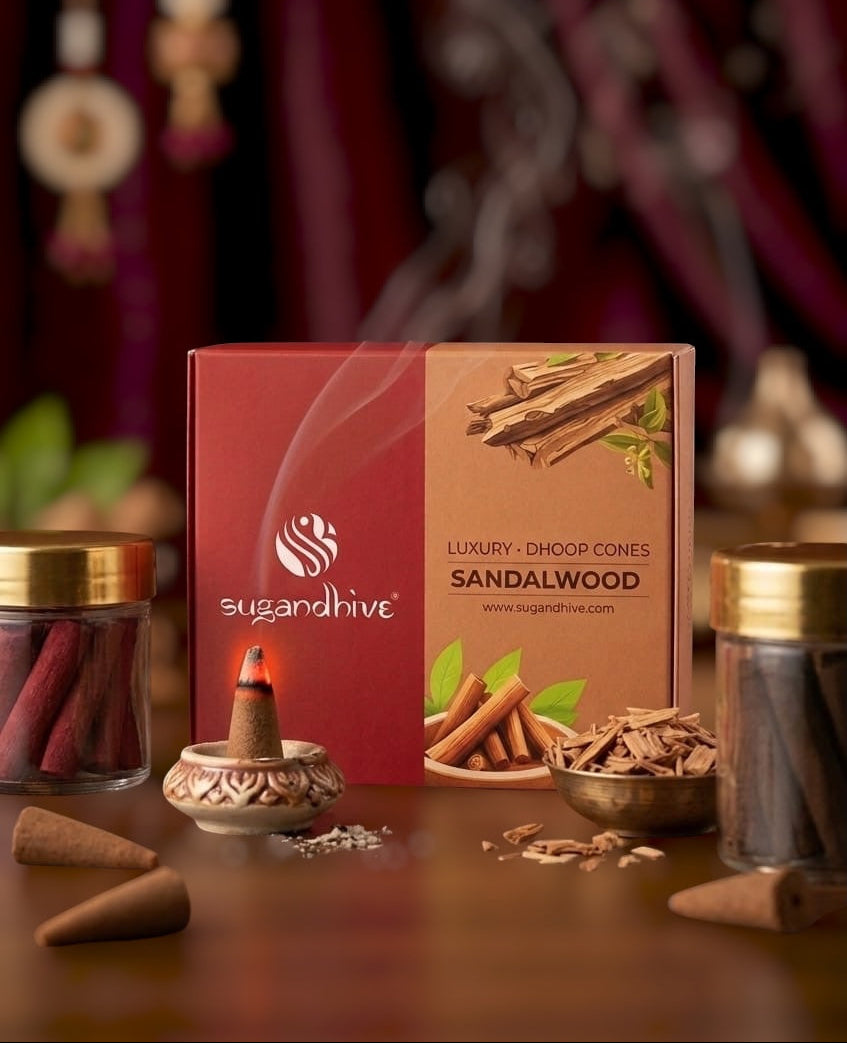 SANDALWOOD LUXURY DHOOP CONES
