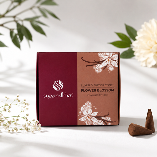 FLOWER BLOSSOM LUXURY DHOOP CONES